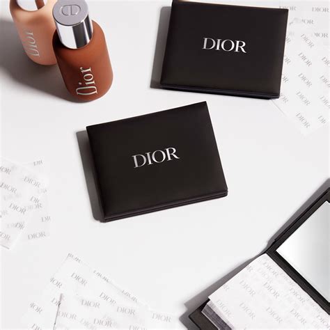 dior mattifying paper for face.